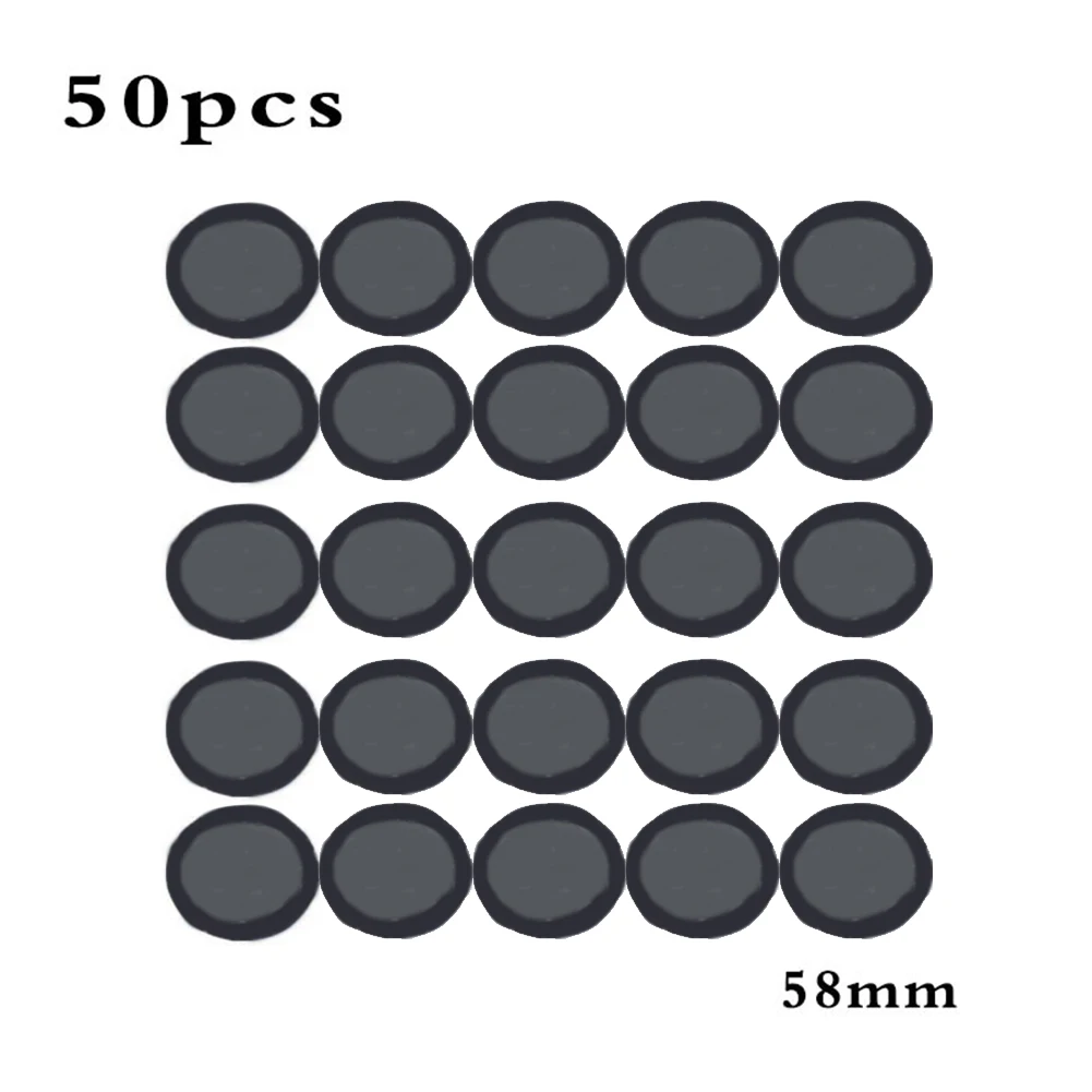 

50PCS 58mm Car Rubber Wired Tyre Puncture Repair Mushroom Plug Patch KIT For Tire Repair Car Accessories