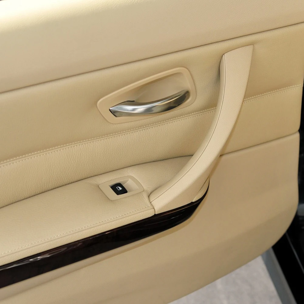 Interior Door Panel Pull Trim Cover Easy Installation Armrest Car Left Door Handle for BMW E90 E91 316318/320/325/328/330/335
