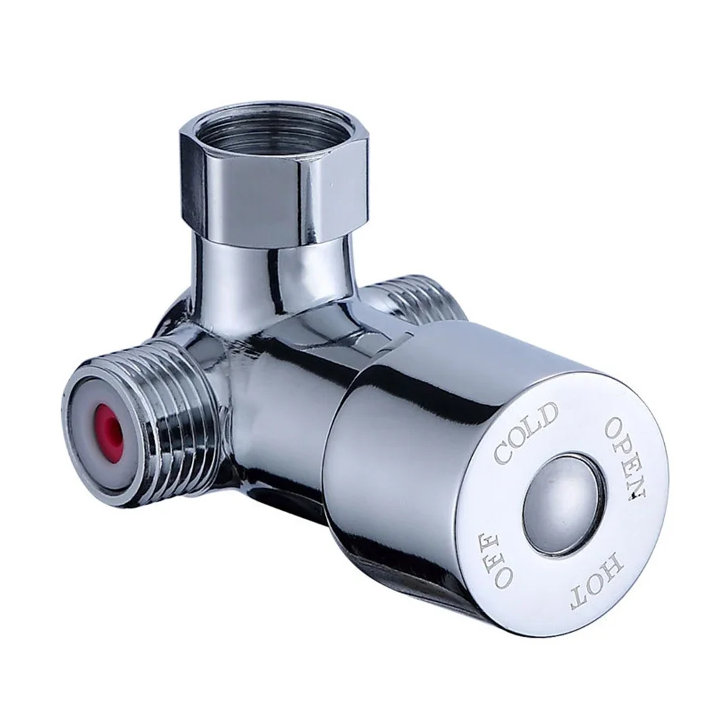 

Reliable Temperature Control Shower Faucet Rust Resistant Zinc Alloy Fits Standard Showers Efficient Water Flow Mixing Valve