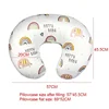 Baby Nursing Pillow Cover Cartoon Breastfeeding Pillow Slipcover Ultra Soft Snug Fits On Newborn Nursing Pillow 5