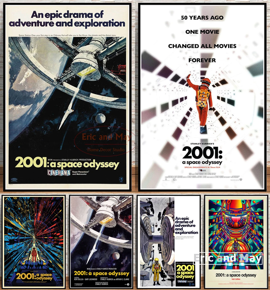 

2001 A Space Odyssey Movie Canvas Painting Posters And Prints Wall Pictures For Living Room Home Decor Cuadro Decorativo