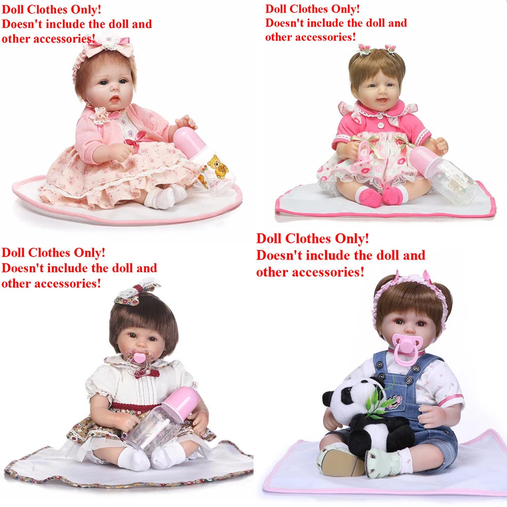 

Reborn Clothes Change Of Clothes For NPK Bebe Reborn 17-18Inch Realistic Baby Newborn Doll Dress