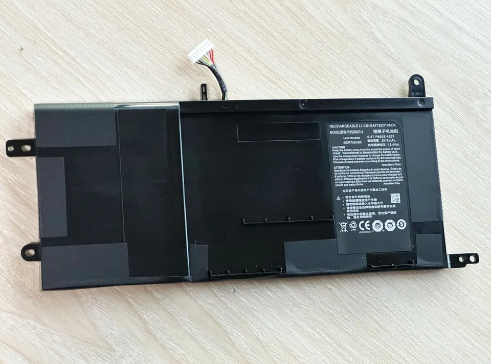 New Net Batteria W650BAT-6 Per Notebook Clevo, Olivetti Olibook P75B, Hasee - 4400mAh, 6 Celle, Nero