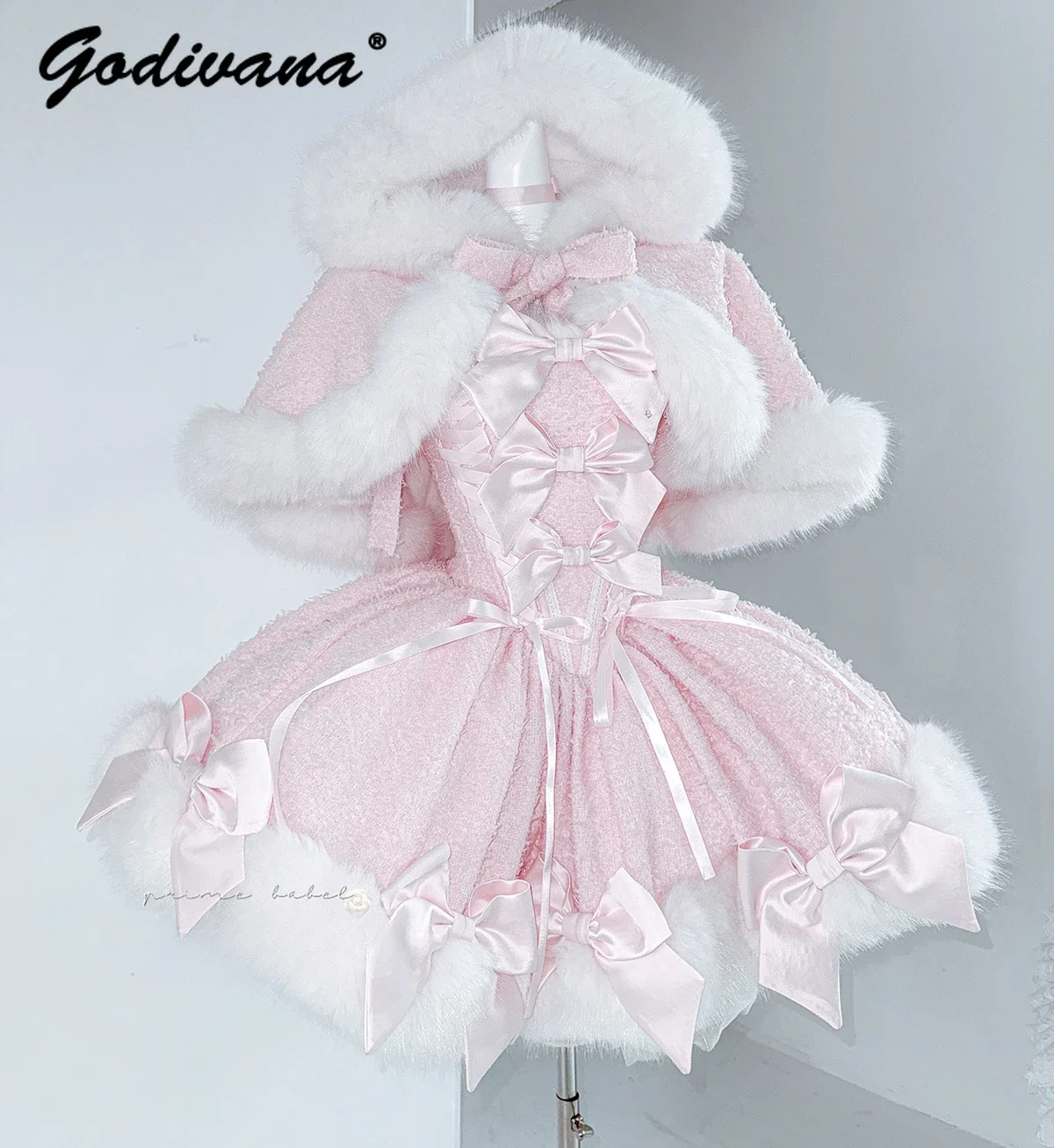 glitter hooded dress Amarra 54324 Quinceanera Dress Glitter Hooded Cape Corset Party Ball Gown Train Bow 00 / Emerald/God main image 1