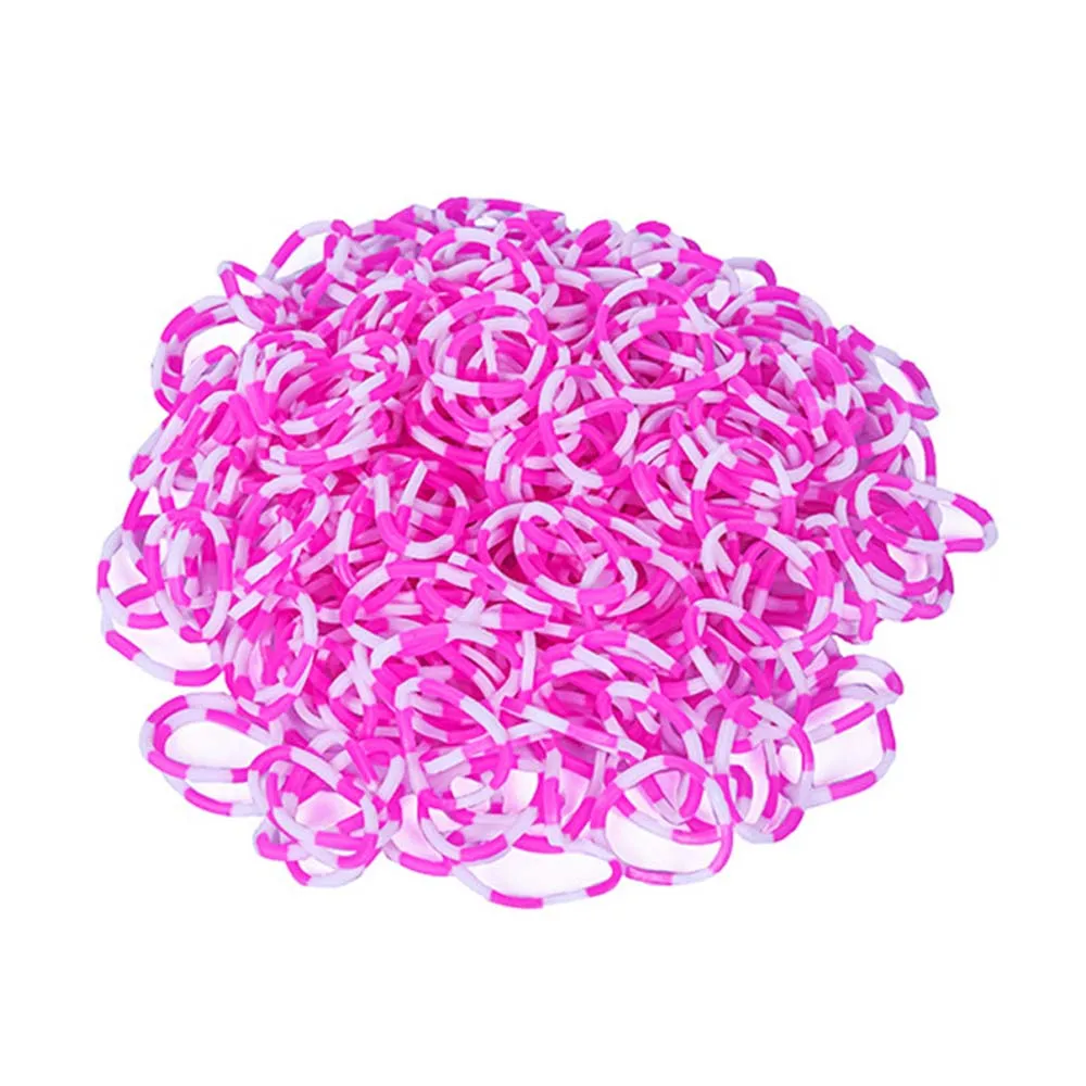 Vibrant Elastic Rubber Loom Bands Kit for Kids - DIY Crafting and Jewelry Making Supplies (600 Pieces)