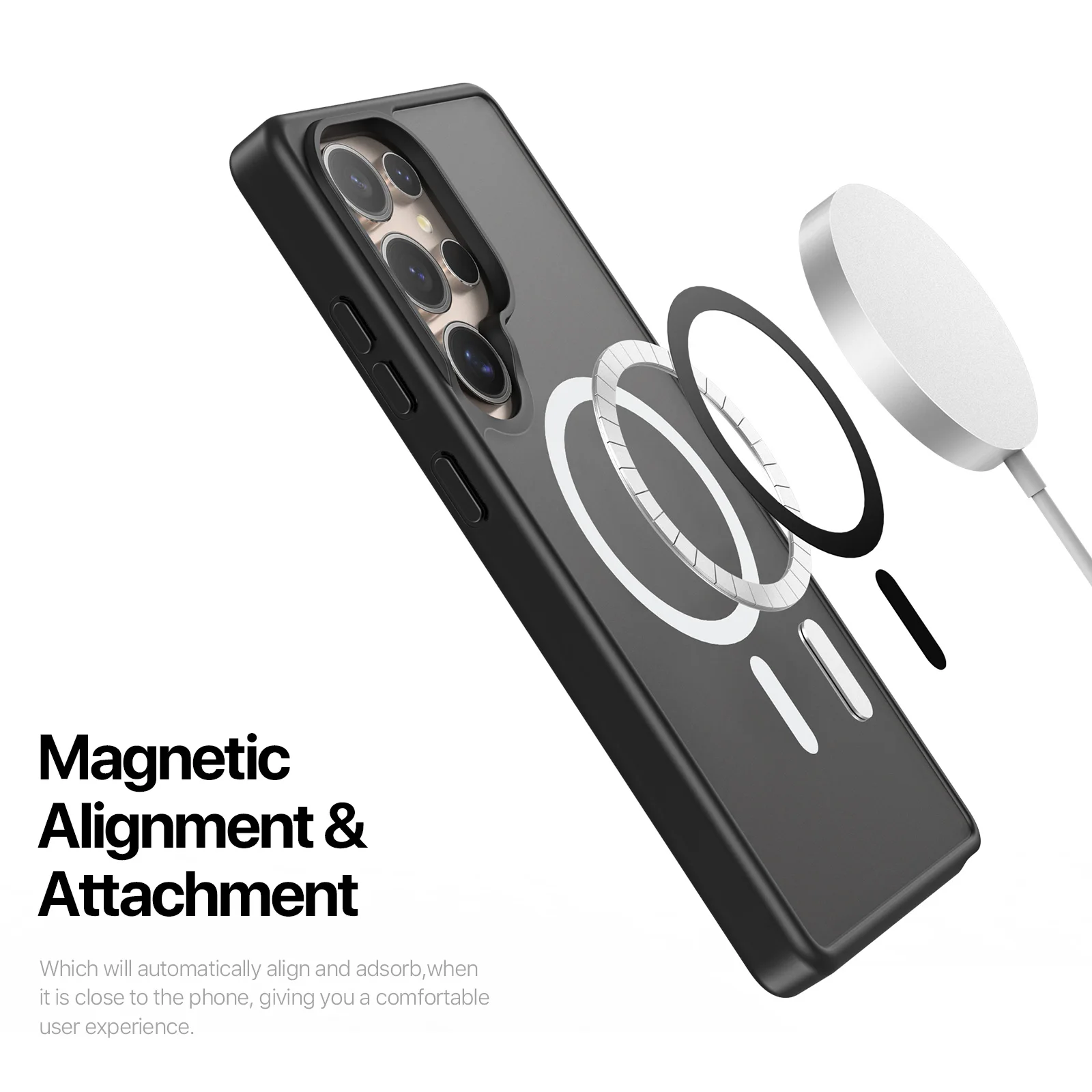 DUX DUCIS Magnetic Multi-Color Back Cover Case with Charging Support