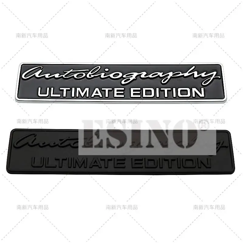 

3D Autoliography Ultimate Edition Car Trunk ABS Badge Emblem Rear Tailgate Fender Door Adhesive Badge for Land Rover Range Rover