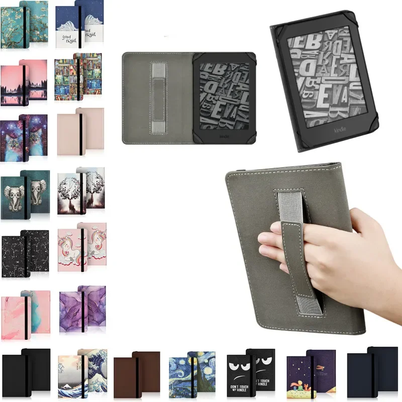 Funda Universal con correa de mano de 6 pulgadas, bonita funda para Kindle/Sony/Digma/DEXP/Onyx Boox/BQ/Kobo/PocketBook, fundas para lector de libros electrónicos de 6 pulgadas