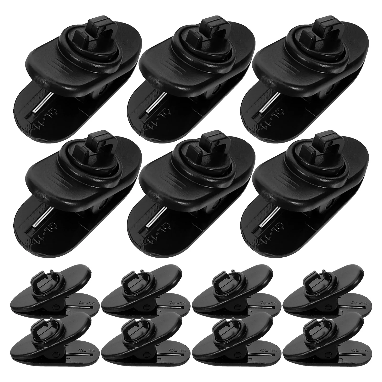 

30Pcs Lapel Mic Clips Plastic Small Wire Clips Plastic Microphone Cord Clips Collar Clip