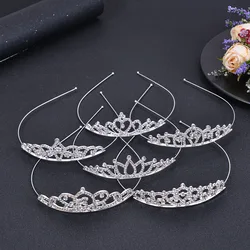 Exquisite Princess Crystal Tiara Crown Headband Children Girls Love Bride Prom Wedding Party Accessories Jewelry Gifts New