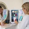 Mini fridge for bedrooms, university dorms - digital temperature controlled mini fridge for food, drinks, skin care, breast milk 4