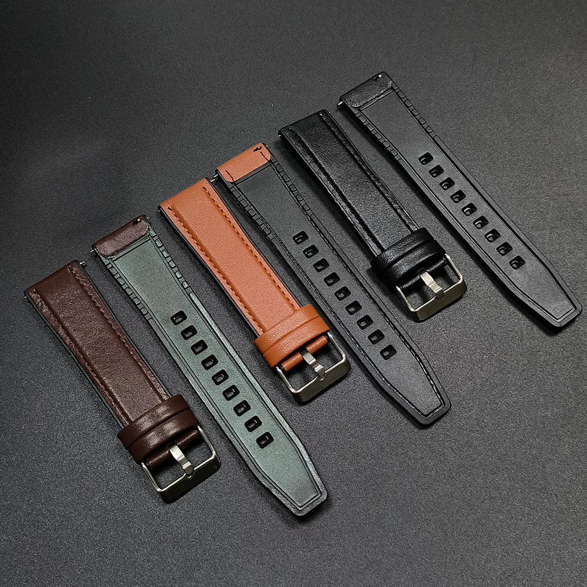 22mm Uhrenarmband Leder Silikonarmband für Amazfit BALANCE Armbänder für GTR 4 2 3pro/Bip 6/GTR 47mm/Stratos 3 Armband Correa – Detail 6