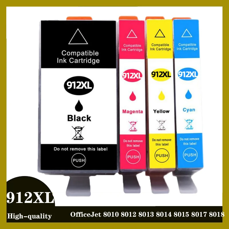 Ink Cartridge 912XL For Use in HP Officejet Pro 8010 8012 8020 8022 912 Ink Cartridge 912XL For Use in HP Officejet Pro 8010 8012 8020 8022 912