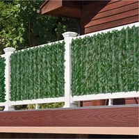 Artificial Ivy Hedge Green Leaf Fence Panels Faux Privacy Fence Screen for Home Outdoor Garden Balcony Decoration 4
