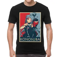

Megumin Tshirt Men Unique Tee Tops Oversized T Shirt Kono Subarashii Anime Manga Konosuba Tshirts Men Y2k Anime Kawaii Clothes