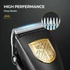 GLAKER Cordless Hair Clipper Kit – Hair Trimmer for Men, Sharp Blades, LED Display, 15 Guide Combs, Travel Case, and Storage 2