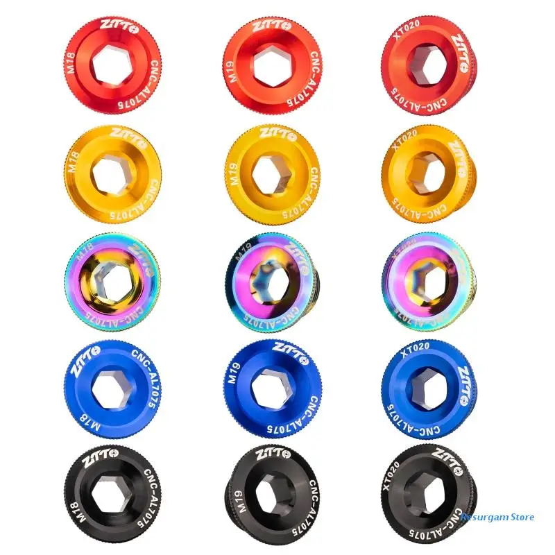 Bike Crank Bolt, Durable Aluminum Alloy Bike Crank Bolt Bicycle Crankset Crank Fixing Bolt Screw