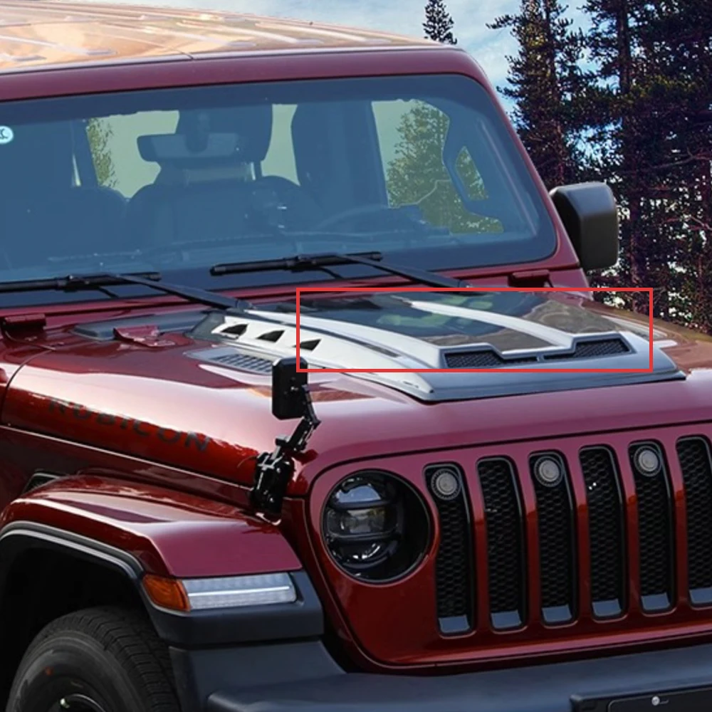 Hood Vents For Jeep REPAIROCK Pair Car Front Hood Air Outlet