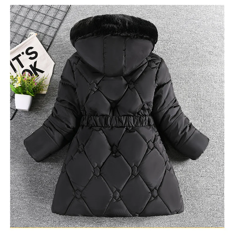 With Fur Hood Girls Coats On Amazon Thick Keep Warm Outerwear