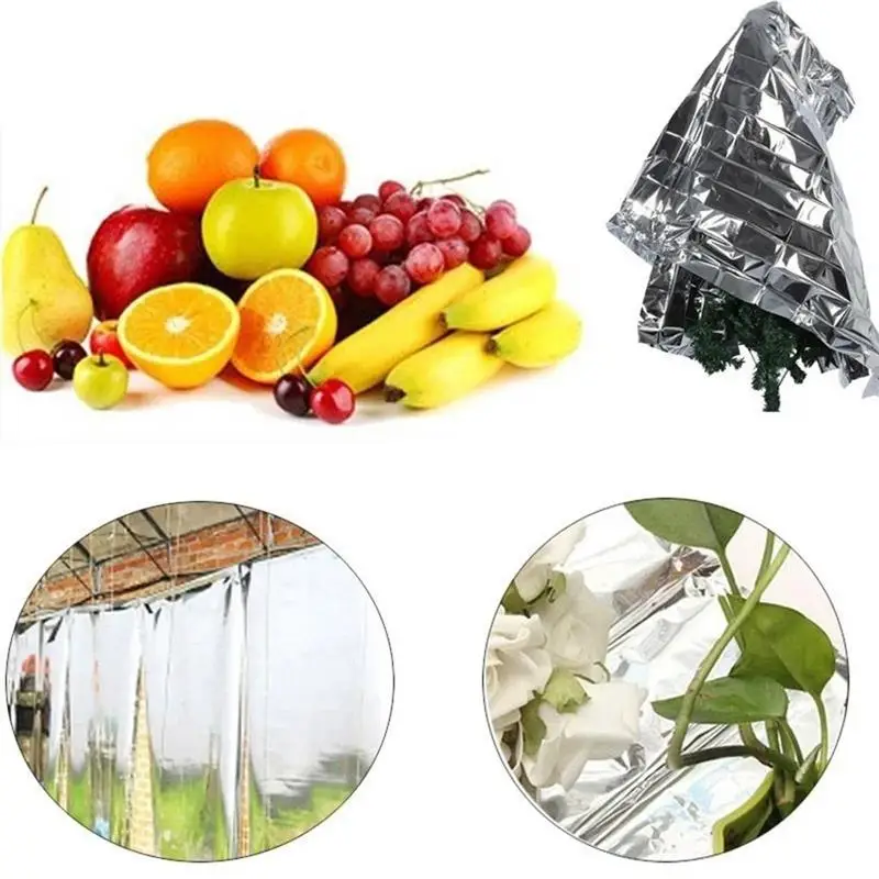 Polyester Film 1pc Silver 210x130cm High Reflective Used For Planting Tent Room Garden Greenhouse Agriculture Promoting