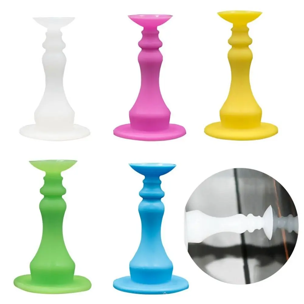 

Silicone Door Stopper New Wall Protectors Anti Collision Floor Holder Strong Suction Self Adhesive Doorstop Bedroom