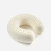 Thailand Natural Latex U-shaped Neck Protection Pillow for Aircraft Travel Neck Lunch Rest Sleeping Pillow U Pillow 1