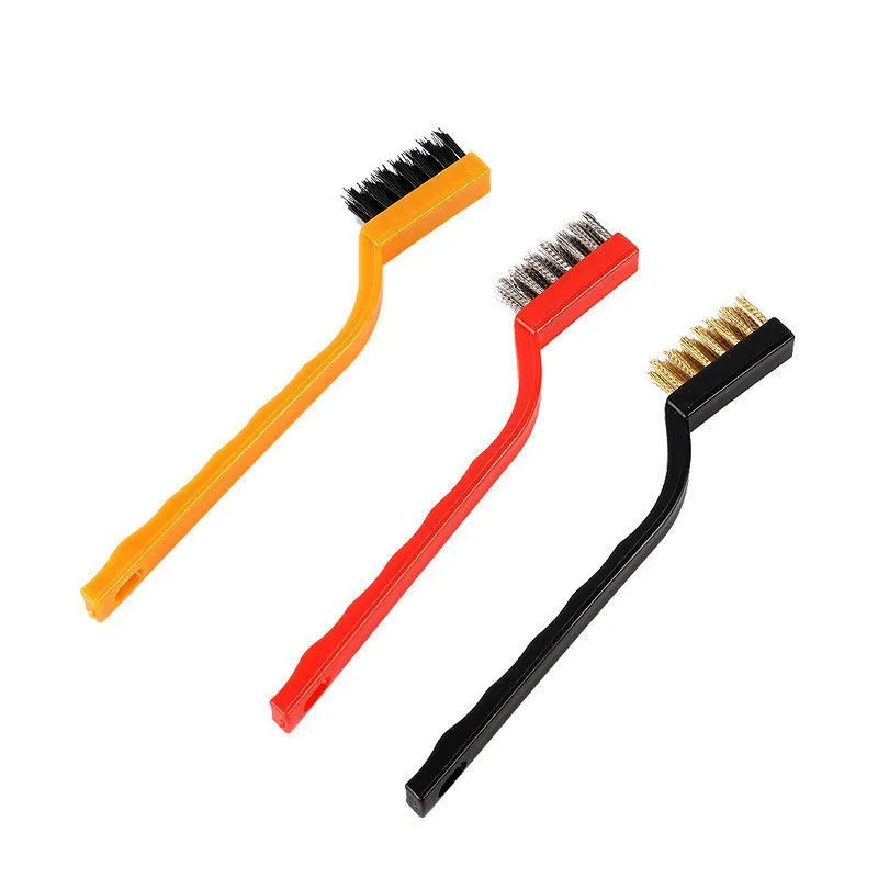 Stainless Steel 7 Inches Wire Cleaning Brush Rust Removal Brush 3Pcs