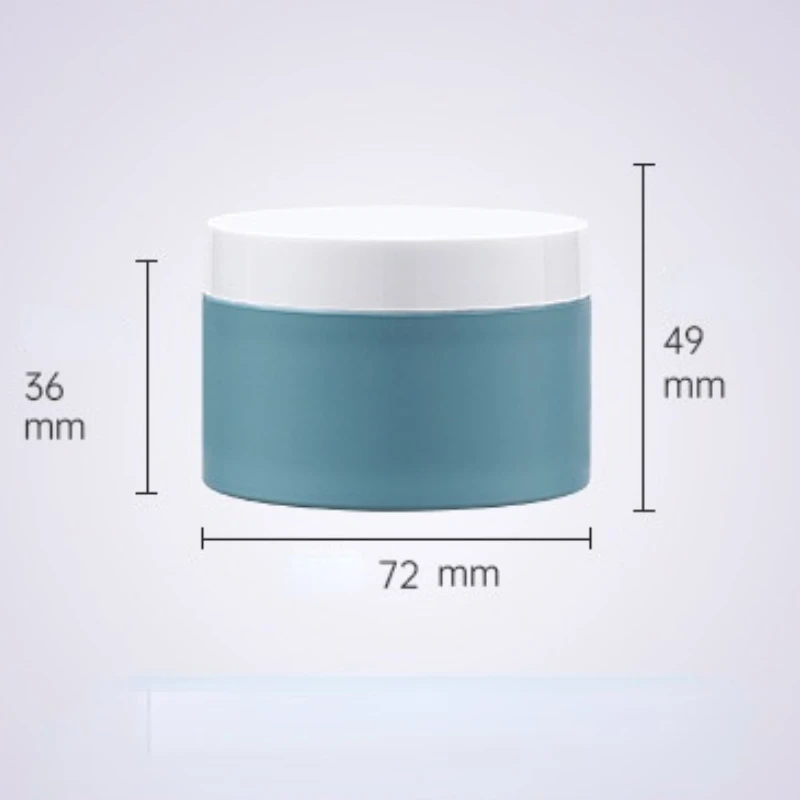 100g Empty Tight Waist Container Empty Travel PET Facial Cream Jar Cosmetic Plastic Box With Lid Refillable Bottle