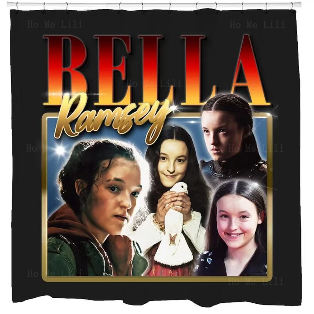 

Ретро-занавеска для душа Bella Ramsey в стиле 90-х