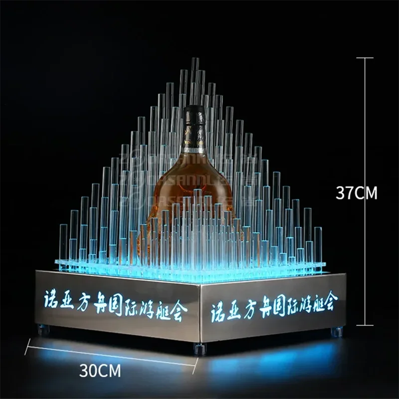 Rechargeable Bar Wine Bottle Presenter Bottles Display Wine Champagne Glorifier Box Champagne Bottle Holder For NightClub
