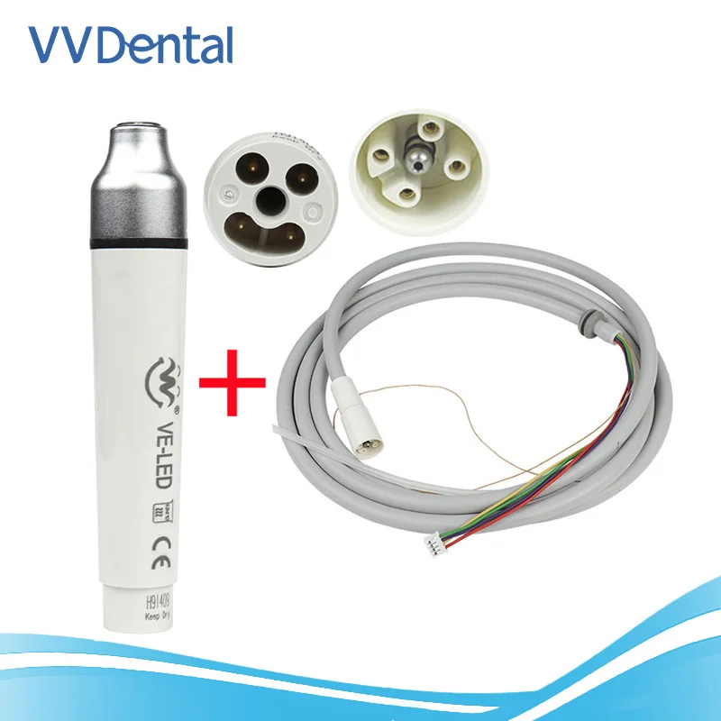 

Dental Ultrasonic Piezo Scaler Handpiece Dental LED Handle Fit for EMS WOODPECKER UDS Dental Unit for Teeth Cleaning Scaler