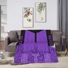 Flannel idol warm KPOP comfort soft plush blanket for art Band sofa living room office bedroom cartoon travel gift b-B-BTSs-s 5
