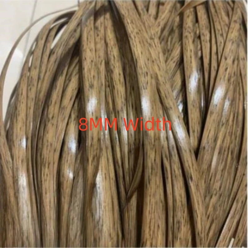 500g Retro Gradient Synthetic PE Flat Rattan Material For Weaving