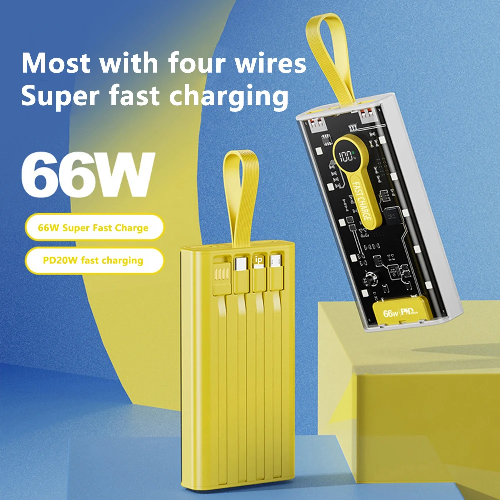 Power Bank Case Mobile DIY Kit Remaining Power Display Battery PD 22.5W Fast Charging