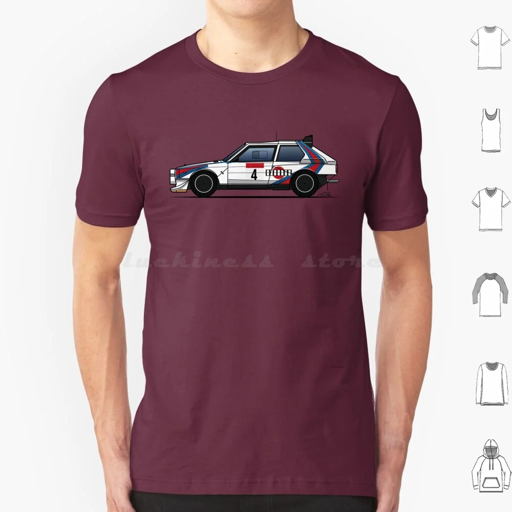 Delta S4 Bianco T Shirt Big Size 100% Cotone Delta Lancia Lancia Delta Lancia Delta S4 Lancia Delta S4 Lancia S4 Lancia Delta S4 Lancia