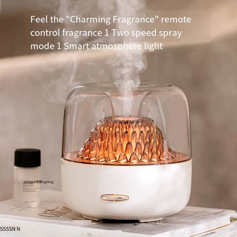 New Remote Control Aromatherapy Machine, Ambient Rainbow Light, Bedroom Essential Oil, Ultrasonic Diffuser, Air Humidifier 4