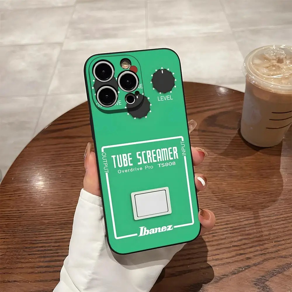Guitar Pedal Design Shockproof Silicone Phone Case