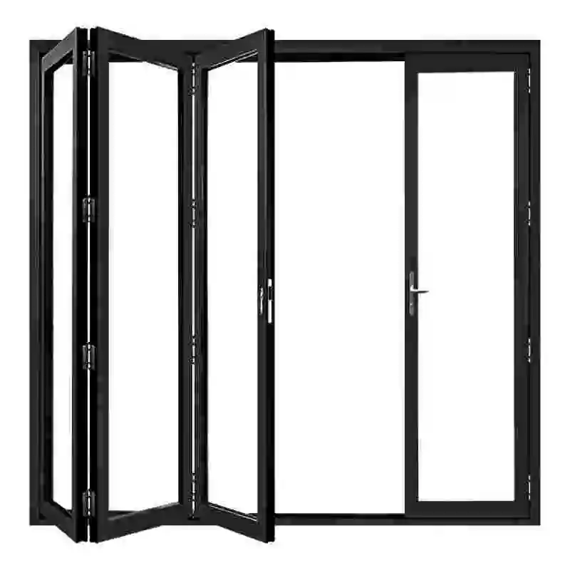 size Accordion Type Folding Sliding Door Interior Modern Design Aluminium Glass Folding Balcony Sliding Doors