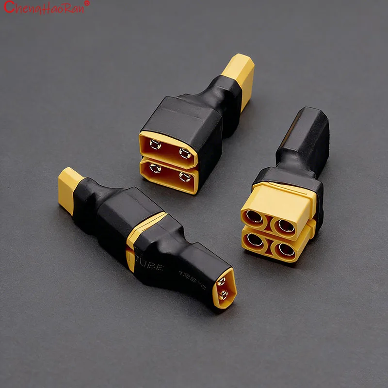 ChengHaoRan 1PC DIY 어댑터 XT60/T 플러그/XT90 시리즈 병렬 직접 연결 남성/여성 DIY 커넥터