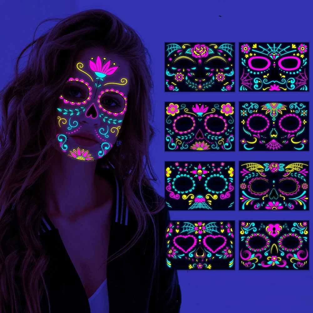 Qpout Tatuajes Faciales con Temas Animales, 12 Hojas Tatuajes Faciales para Fiestas, Tatuajes Temporales en la Cara para Niñas y Niños, Sirena Unicornio Delfín Panda Conejo Tatuaje Qpout Tatuajes Faciales con Temas Animales, 12 Hojas Tatuajes Faciales para Fiestas, Tatuajes Temporales en la Cara para Niñas y Niños, Sirena Unicornio Delfín Panda Conejo Tatuaje