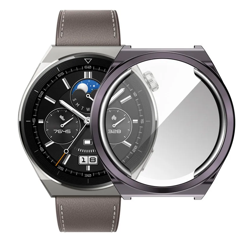 TPU Electroplated Case Cover Protective Bumper Protector For Huawei Watch GT 2 2e 2 pro 3 3 pro 42mm43mm46mm