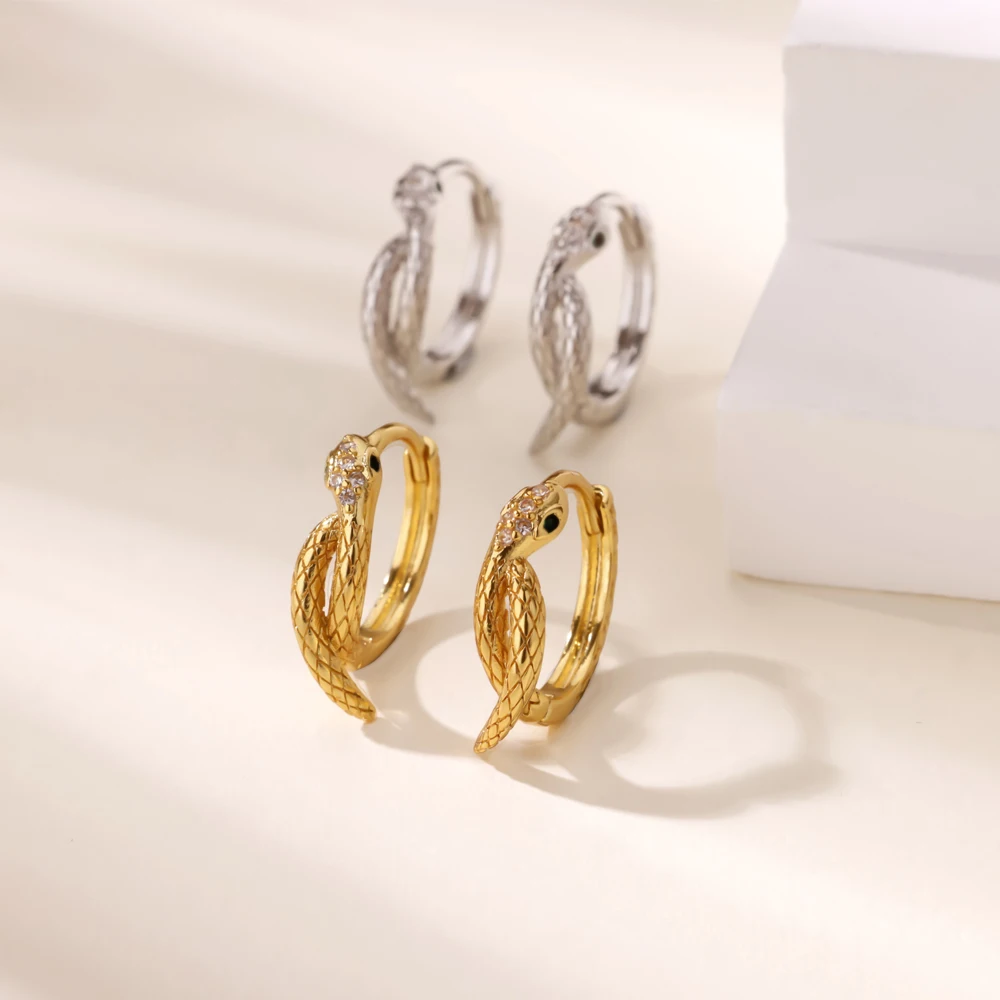 Vintage Exquisite Stainless Steel Geometry Stud Earrings for Women Imitation Pearl Gold Plated Drop Earrings Jewelry Party 2025 - Image 4