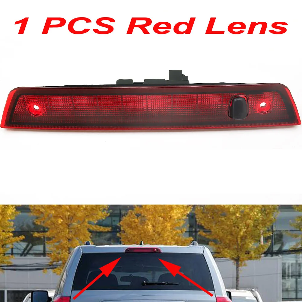 High mount Red Smoke third Tail Rear Brake Stop LED Light Rear Lamp for Jeep Grand Cherokee 2005 -2010 55156389AC/ 55156389AF