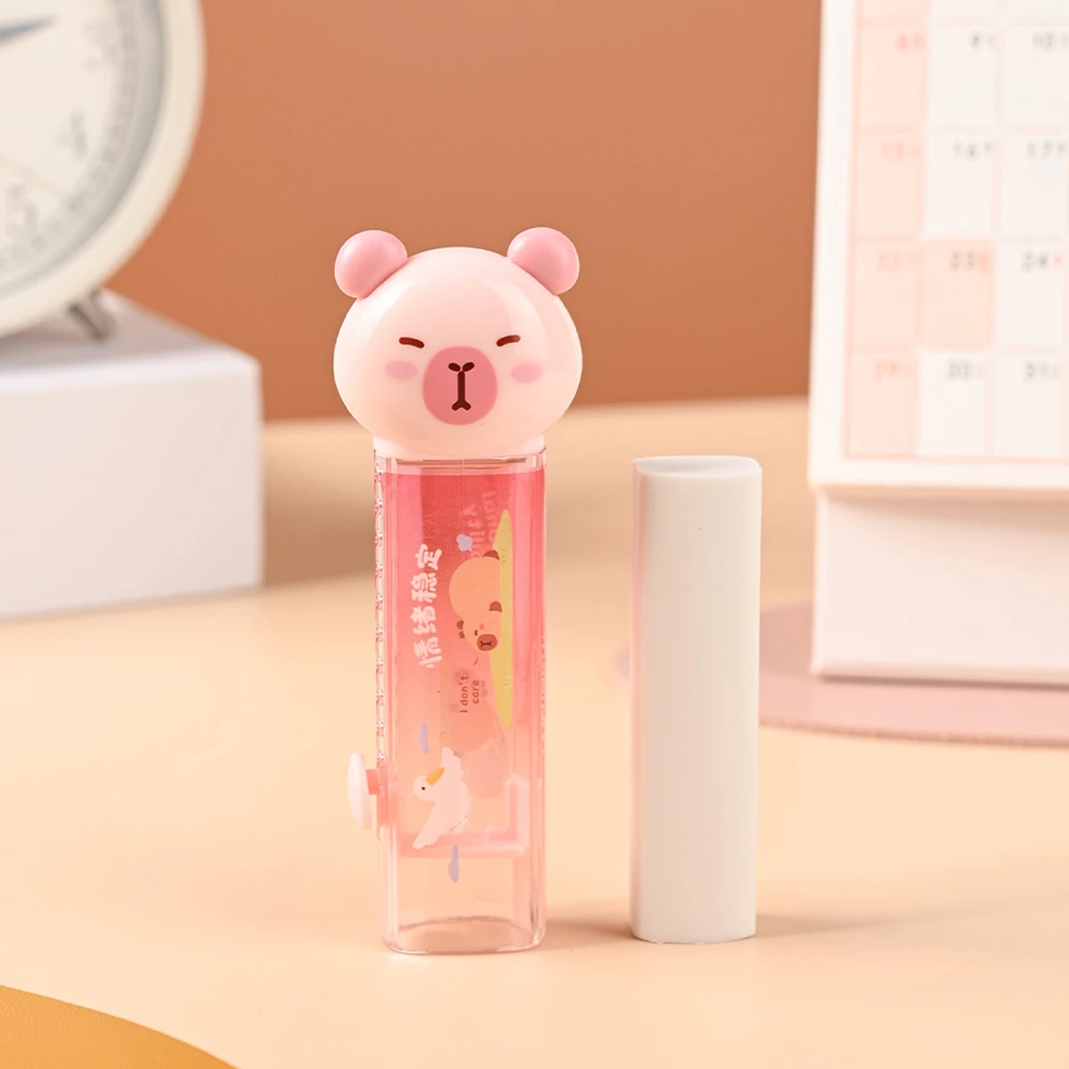 1pc Animal Shape Push Pull Eraser, Student Assignment Typo Correction Eraser Retractable School Supplies Eraser 4