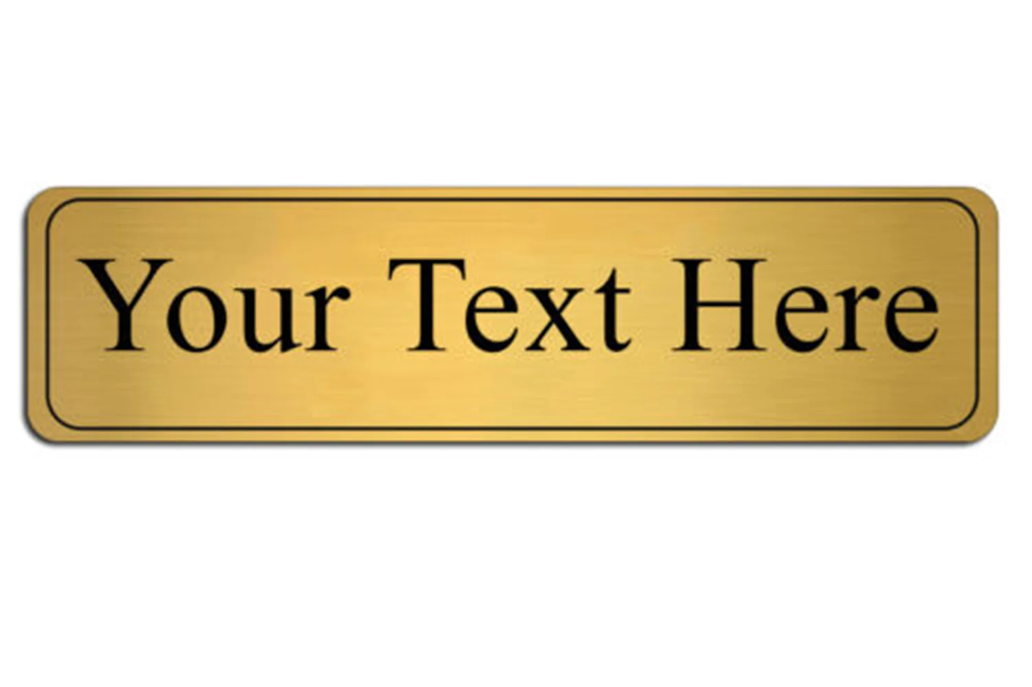 לוח אלומיניום מותאם אישית בצבע כסף או זהב לדלת, שער, משרד או קיר