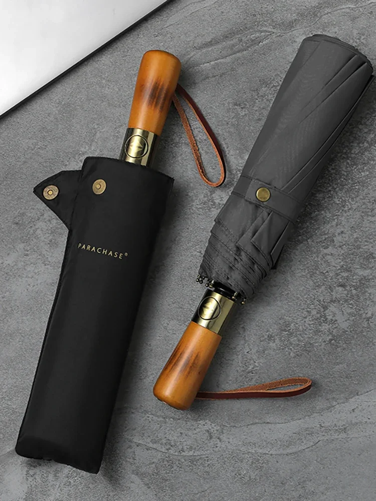 Windproof Umbrella Big Rain Umbrella Waterproof Double Layer Windproof 10 Bones Umbrella Men Business Style Golf Large Automatic