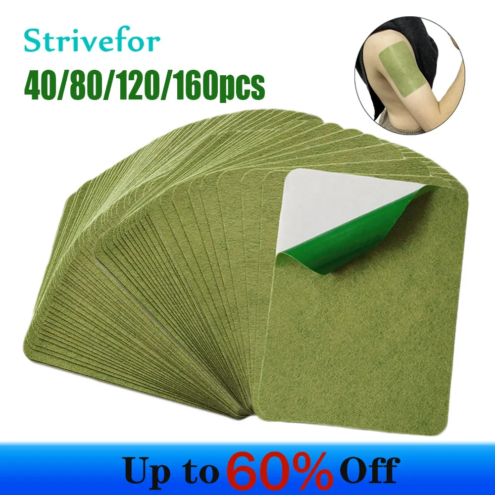 40/80/120/160 pièces Patch de compression chaude universel genou cou épaule dos pied main poignet patchs musculaires