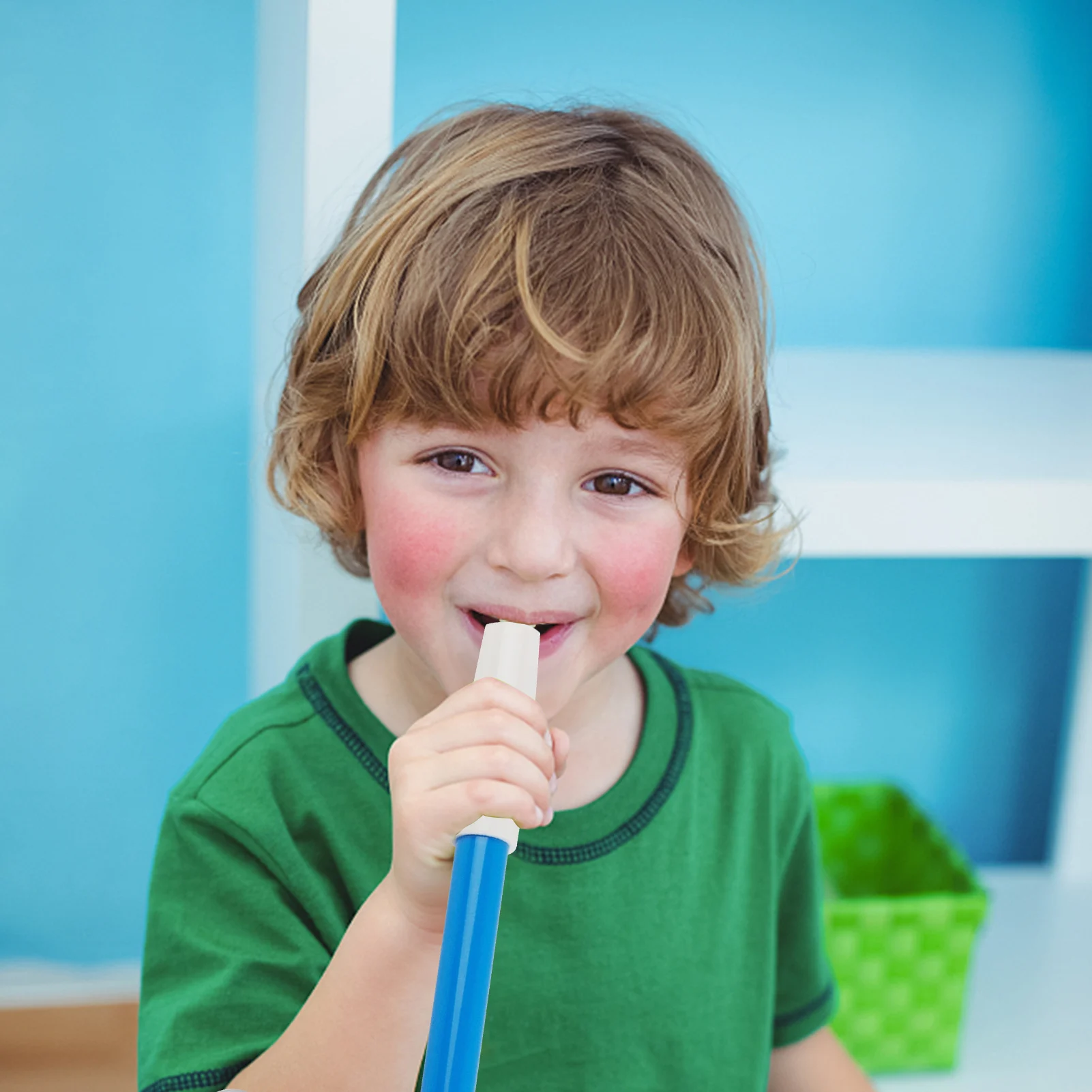 Kids Slide Whistle SW1-BU Kids Slide Whistle With Steel Sliding Rod Musical Instrument Toy For Children Kazoo Flute Parent-Child Games Party Favors