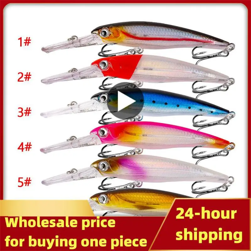 

Proleurre Minnow Fishing Lure 11cm 13.5g Plastic Wobblers Artificial Hard Bait Topwater Pike Bass Crankbait Pesca Fishing Tackle