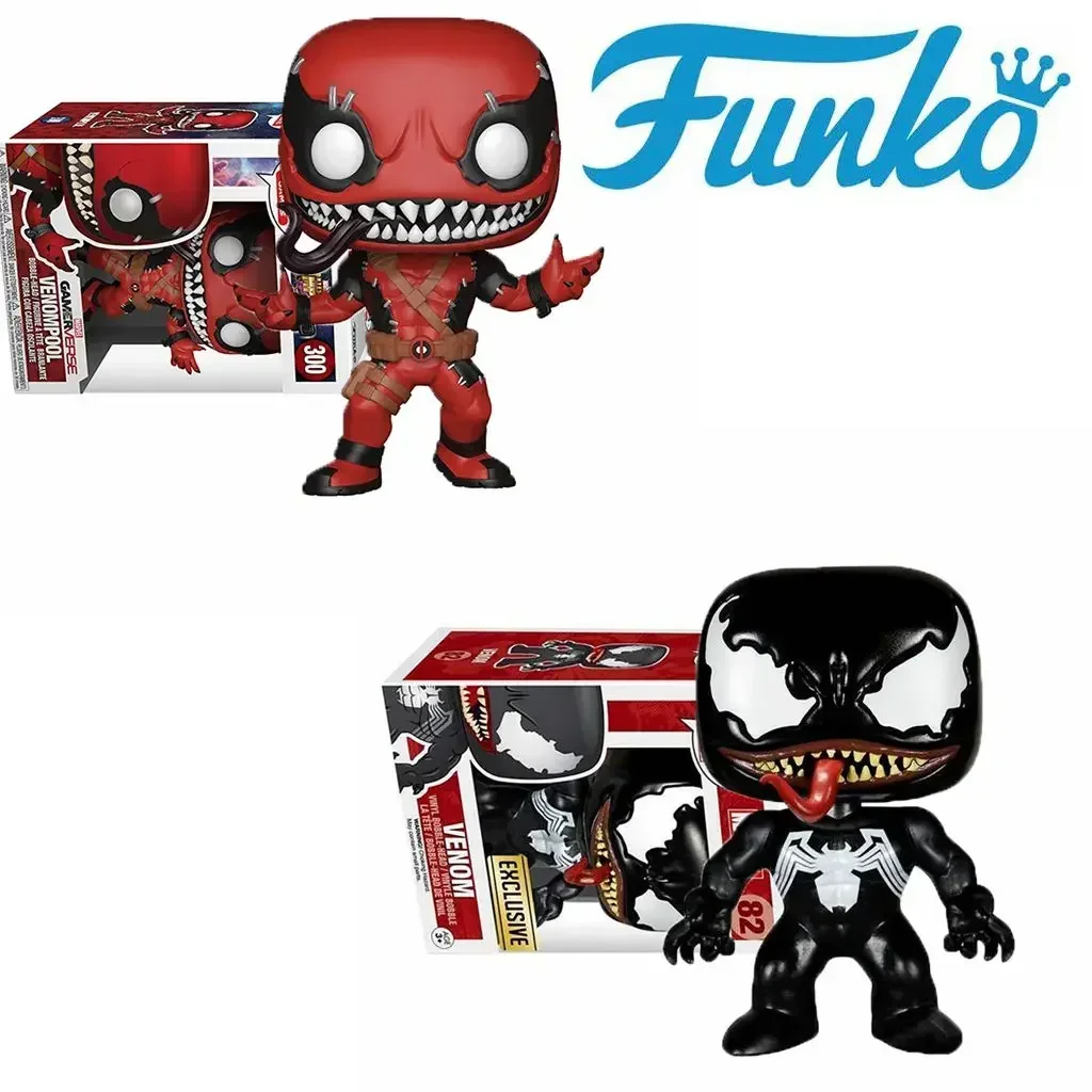thumbnail image 4 of Figuras de juguete coleccionables FUNKO POP Games Venompool #300 Venom #82, modelo Bobble-head, juguetes para niños, regalos, precio bajísimo, 4 of 5